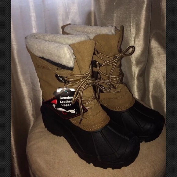 totes surface men's water resistant winter duck boots